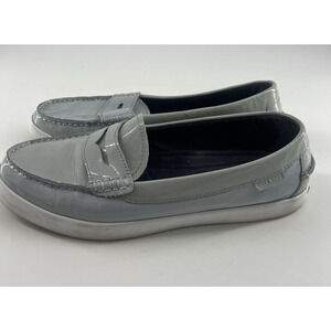Cole Haan Nantucket Womens Size 9 B Gray Casual Penny Loafer Flats Shoes Preppy